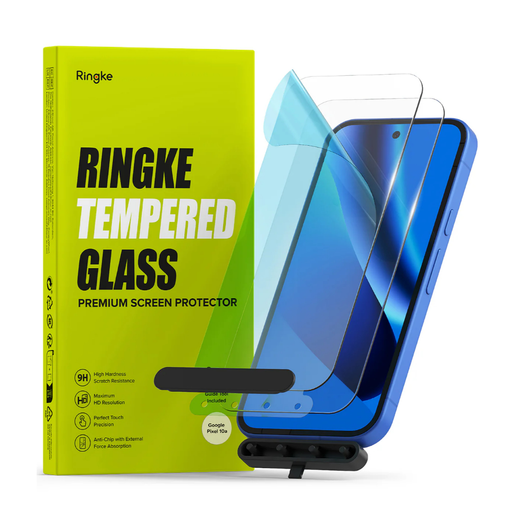 Ringke Tempered Glass Screen Protector Compatible with Google Pixel 10a ...