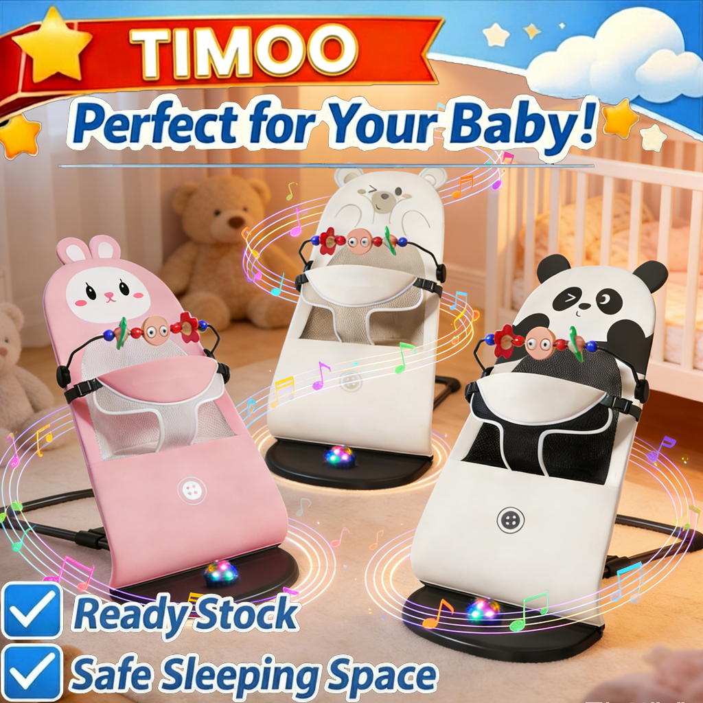 Rocking Chair for Baby Automatic Foldable Reclining Newborn Infant Baby ...