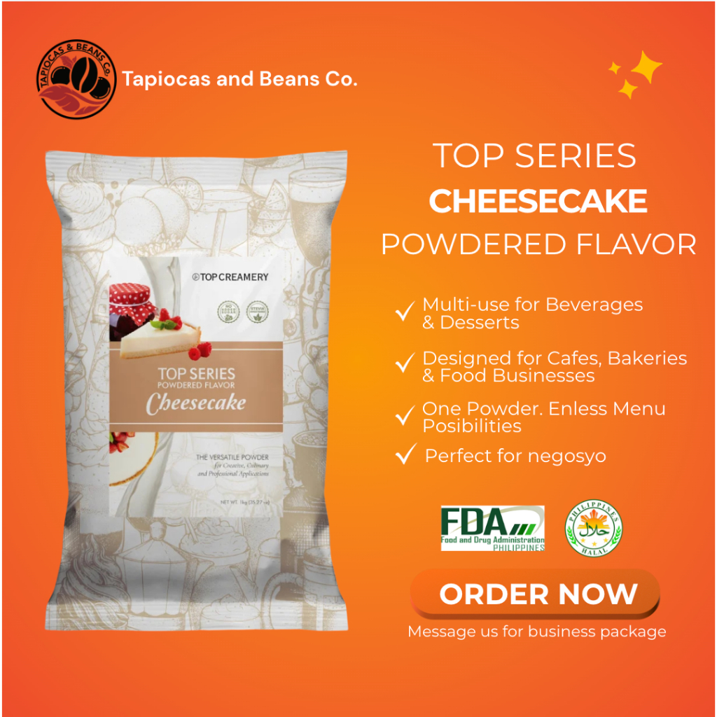 Top Creamery Cheesecake Powder 1kg | Shopee Philippines