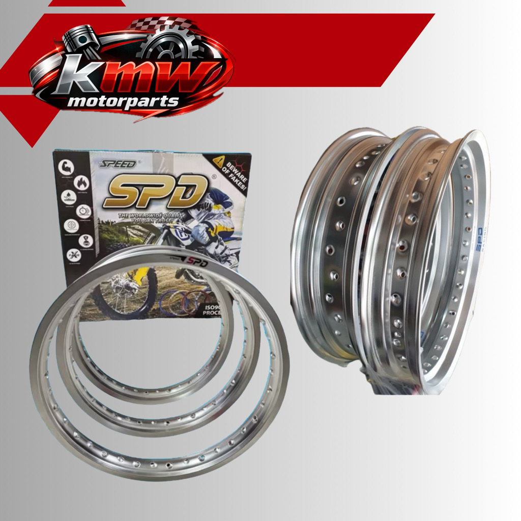 SPD ALLOY RACING RIM (SILVER) | Shopee Philippines