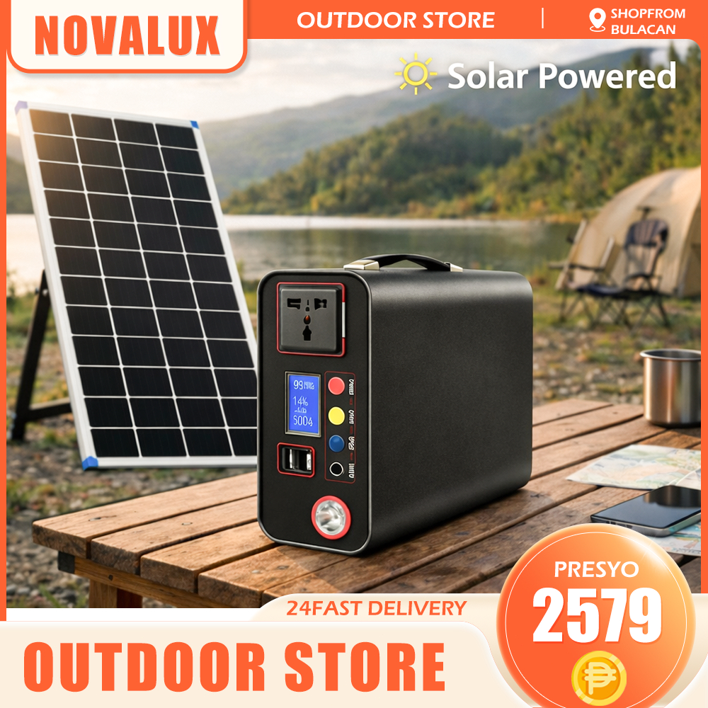 Portable Solar Generator300W Power Station Fast Charge High Capacity ...