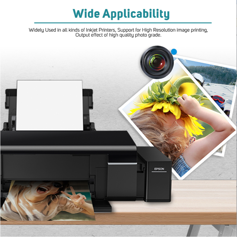 QUAFF Double Sided Photo Paper A4 Size Back to Back Printing (50 sheets ...