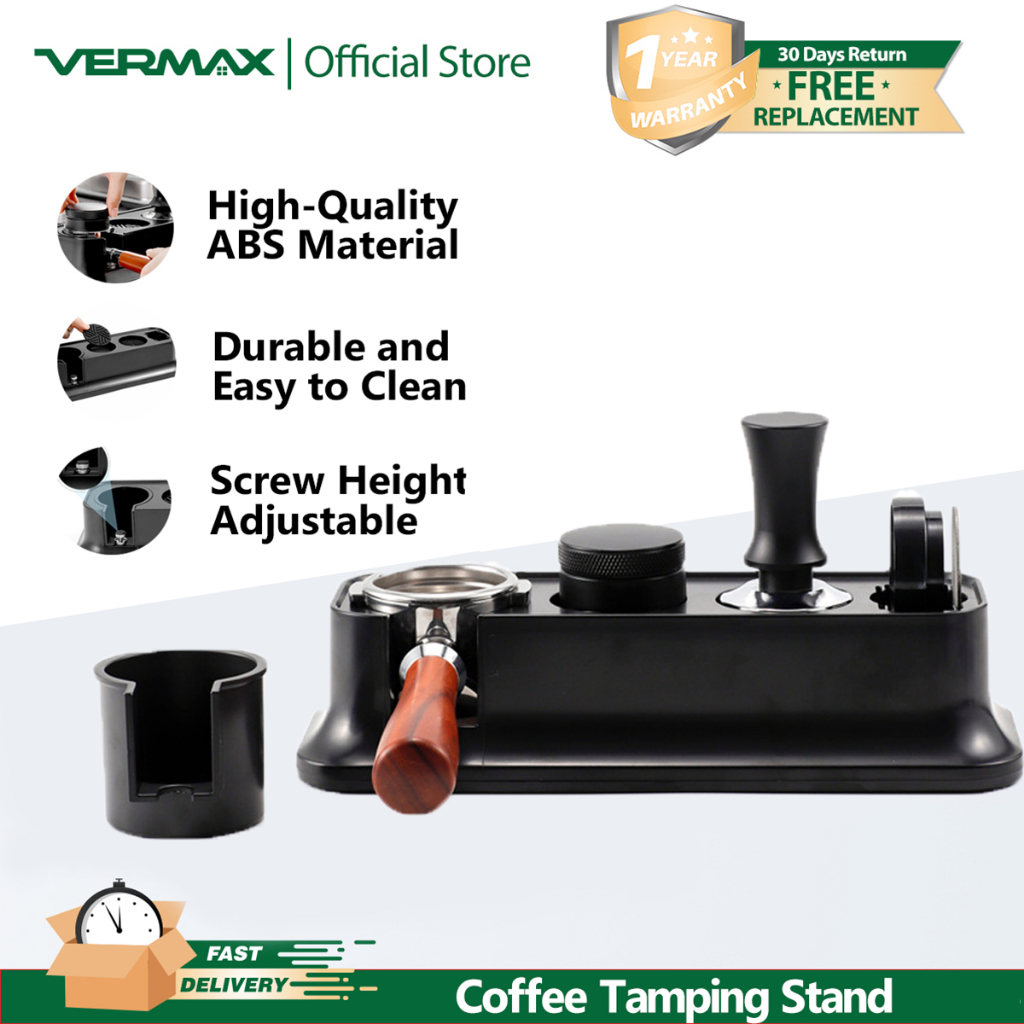 Vermax Espresso Coffee Tamper Holder Tamper Base Multifunctional ...