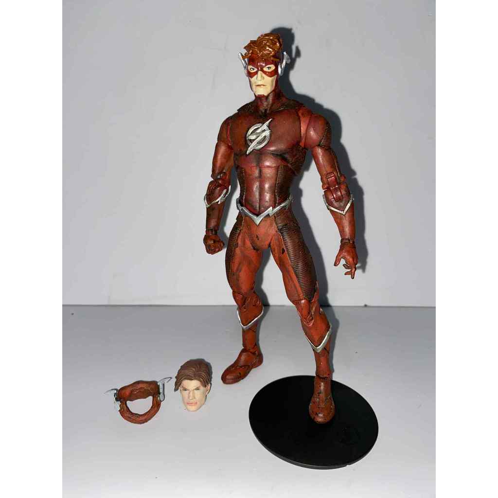 McFarlane DC Multiverse The Flash Wally West Loose Custom Painted with ...