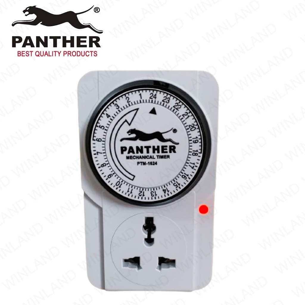 Panther by Winland 24 Hour Mechanical Timer 16A / 3680 Watts PTM-1624 ...