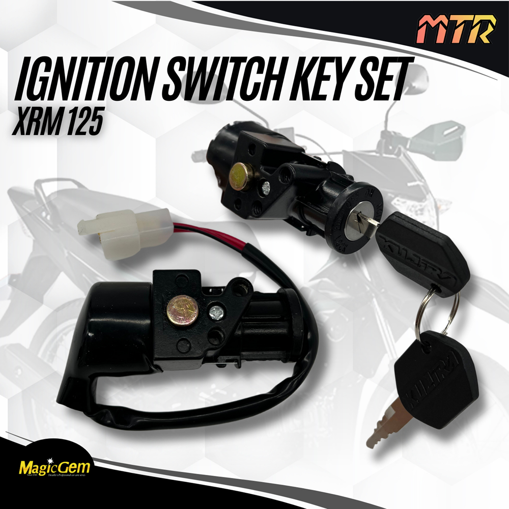 MG MTR Anti-Theft Key Set for HONDA XRM 125 - Anti-Theft Ignition ...