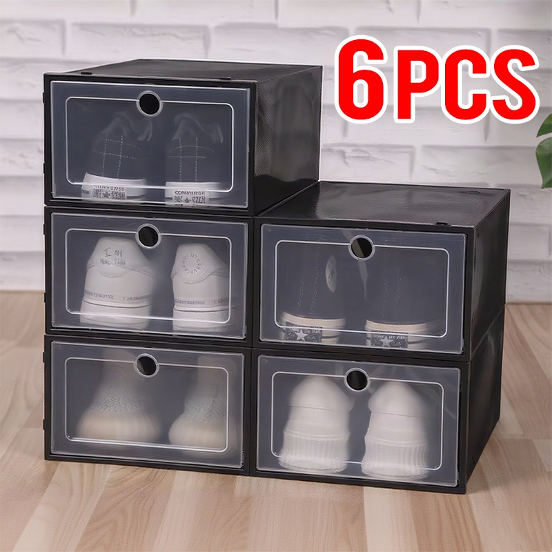 【Buy 3 take 3】Large Size Colorful Shoe Box Storage Organizer Foldable ...