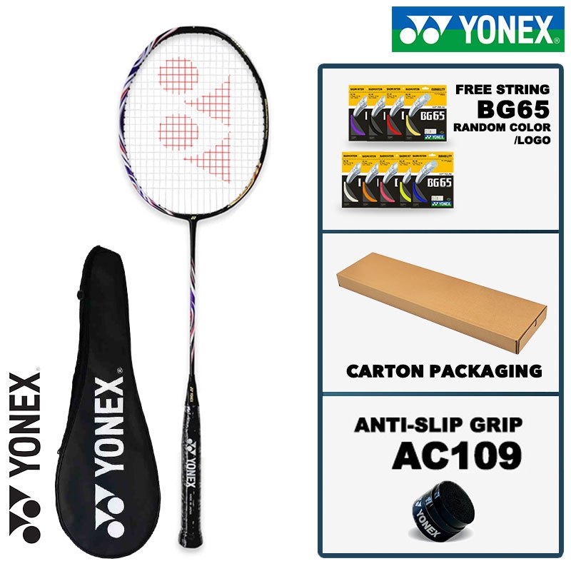 YONEX ASTROX 100ZZ BP Badminton Racket Full Carbon 4U 22-30Lbs 83g PBSI ...