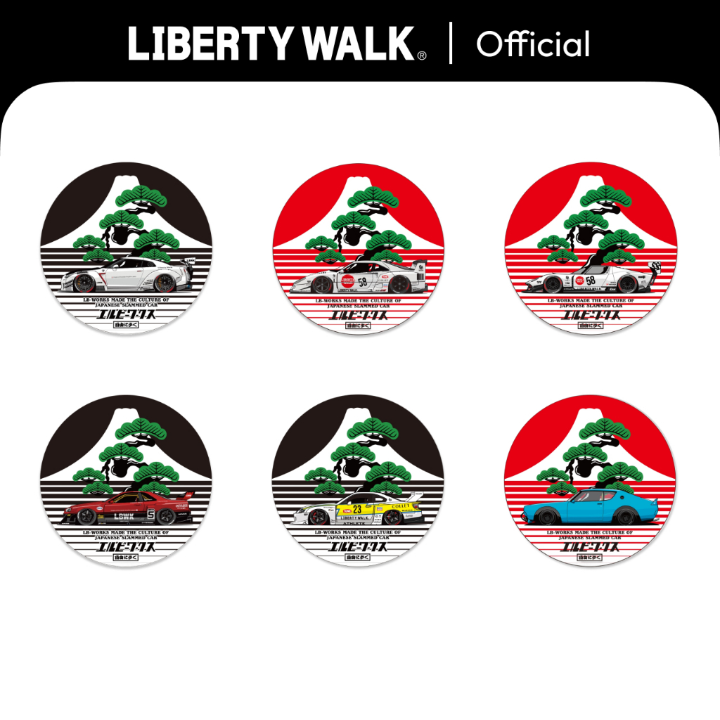 Liberty Walk LBWK Matsu Fuji Sticker LBWK | Shopee Philippines