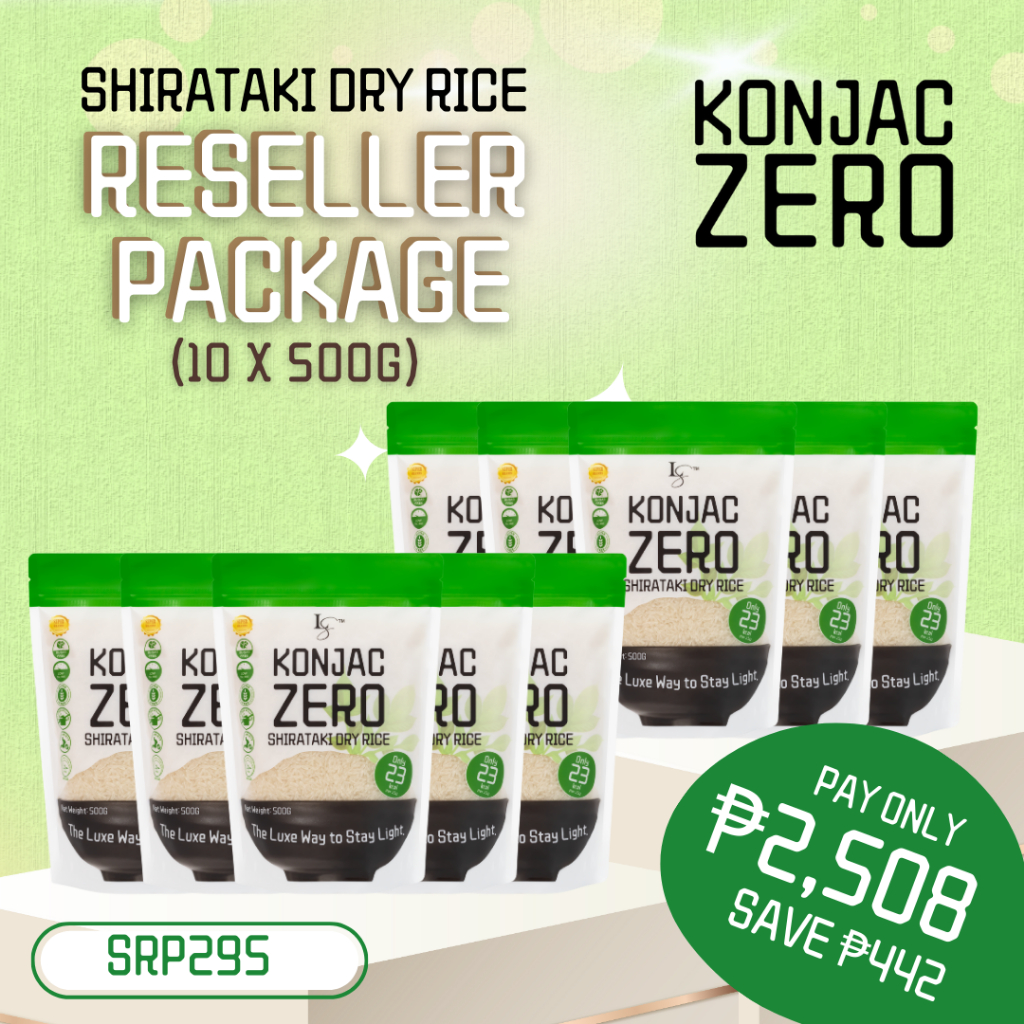 KONJAC ZERO SHIRATAKI DRY RICE RESELLER PACKAGE | LOW-CALORIE | SUGAR ...