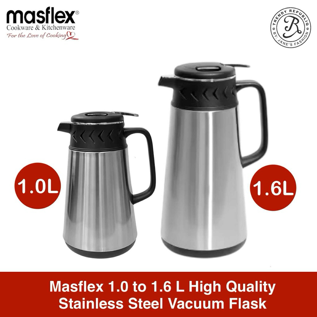 Masflex Original 1 Liter to 1.6 Liters Stainless Steel Vacuum Flask ...