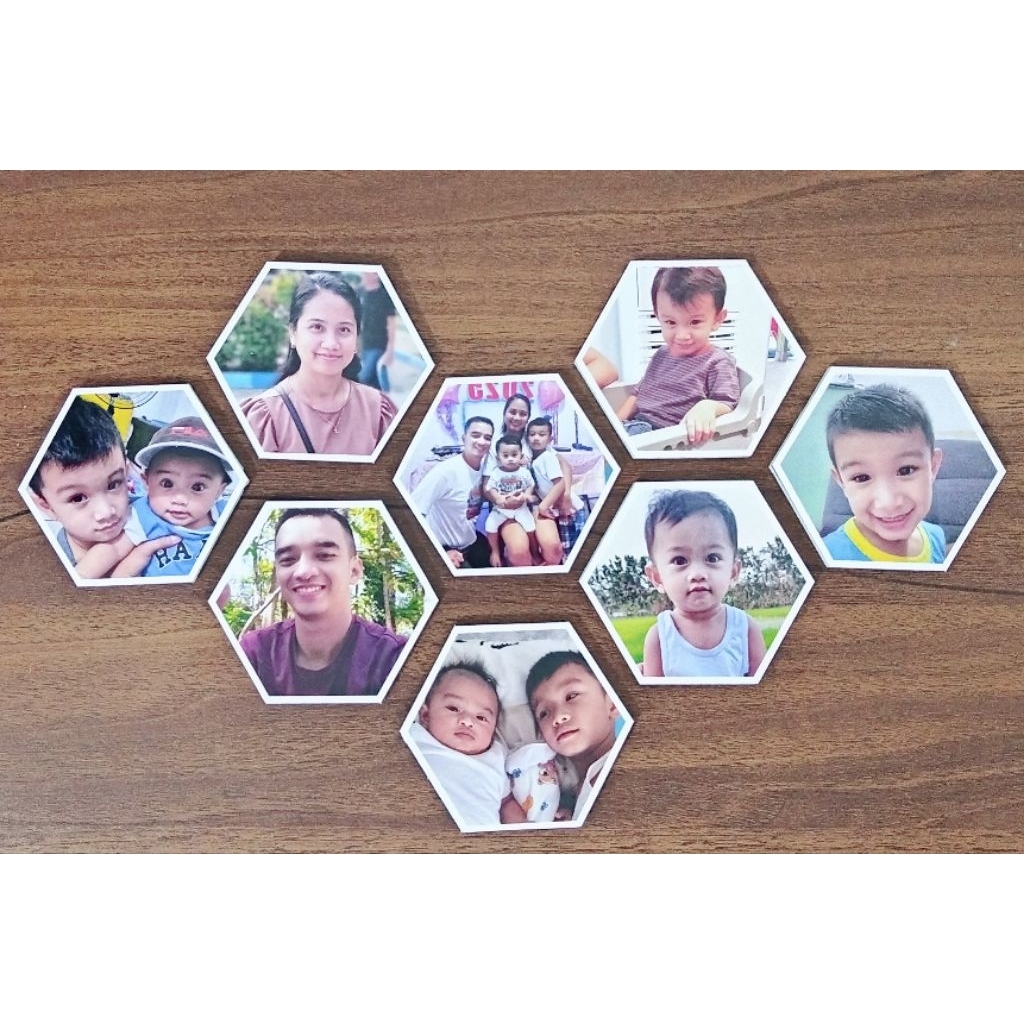per piece hexagon personalized sintra board | Shopee Philippines