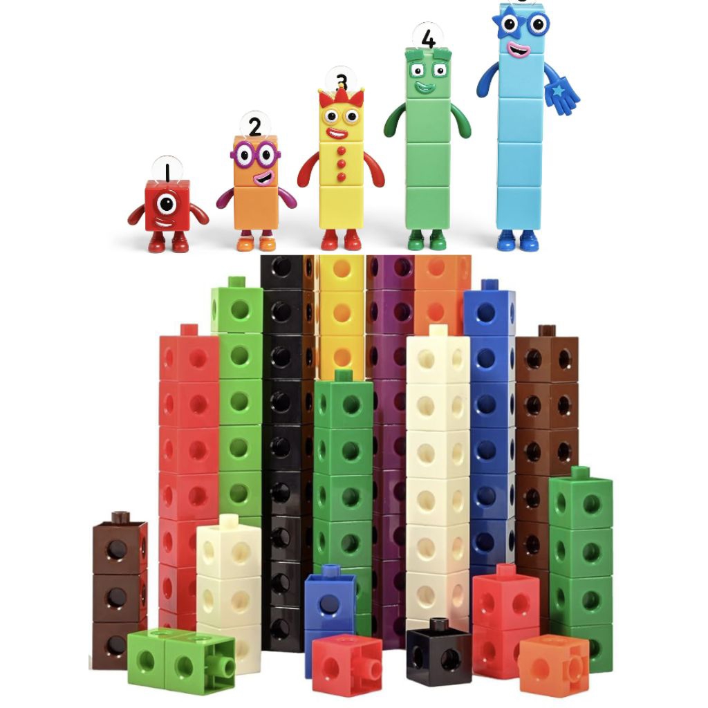 LINKING CUBES MATH BUILDING BLOCKS ENHANCE LOGICAL THINKING ABILITY ...