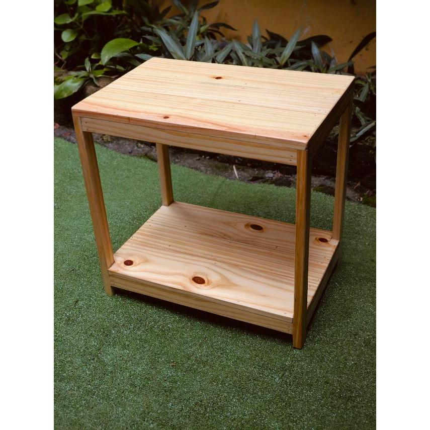 CPU RACK WITH SHELF 45X30X44CM WOODEN MULTIPURPOSE SHELF RACK | Shopee ...