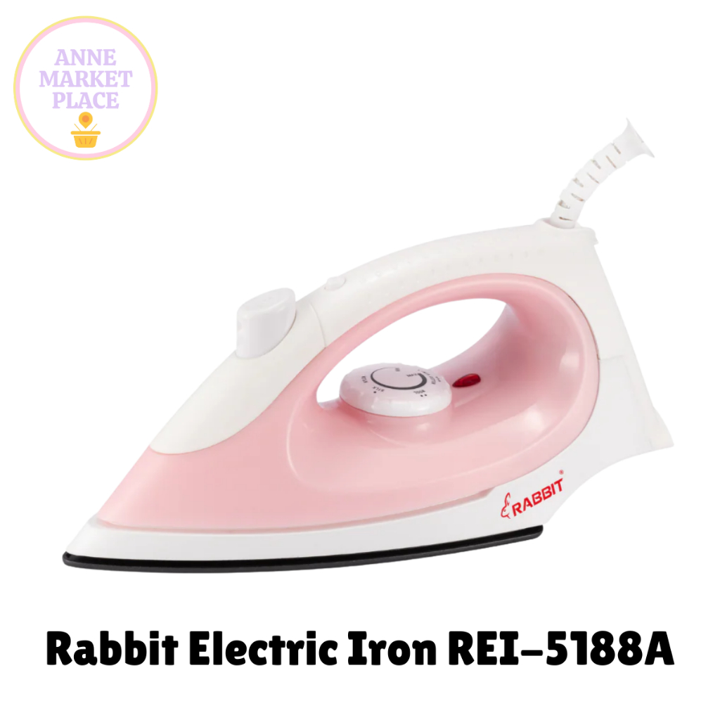 Rabbit Electric Iron with Steamer 5188A (Premium).. | Shopee Philippines