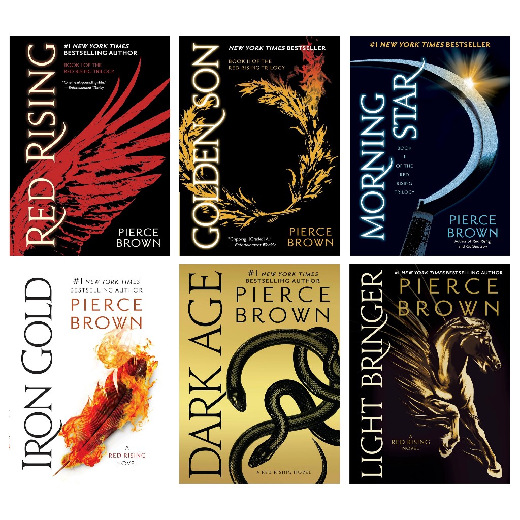 [Brand New] Red Rising (6 Book Series) by Pierce Brown (Paperback ...