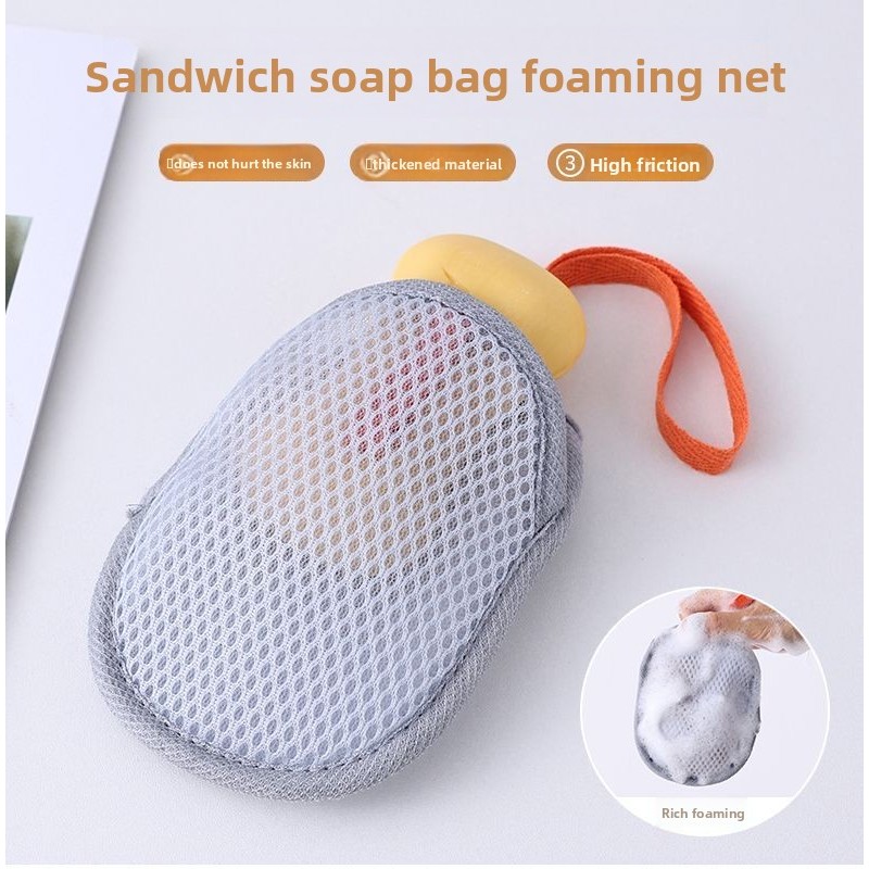 Soap Net Pouch – Soft Mesh for Quick Foam and Travel-Friendly Shower ...