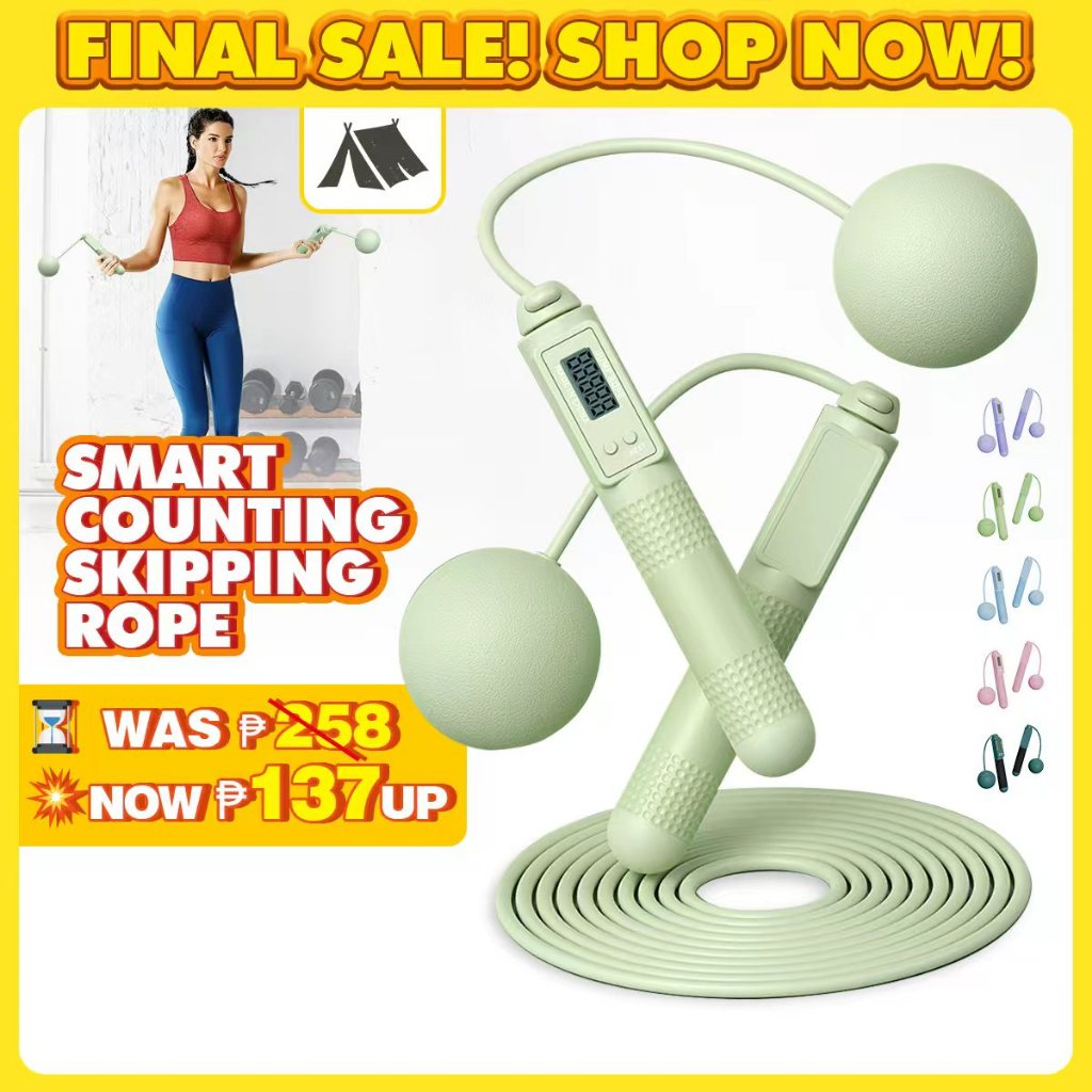 Automatic Counting Jumping Rope With Adjustable Length Gym Home Sports ...
