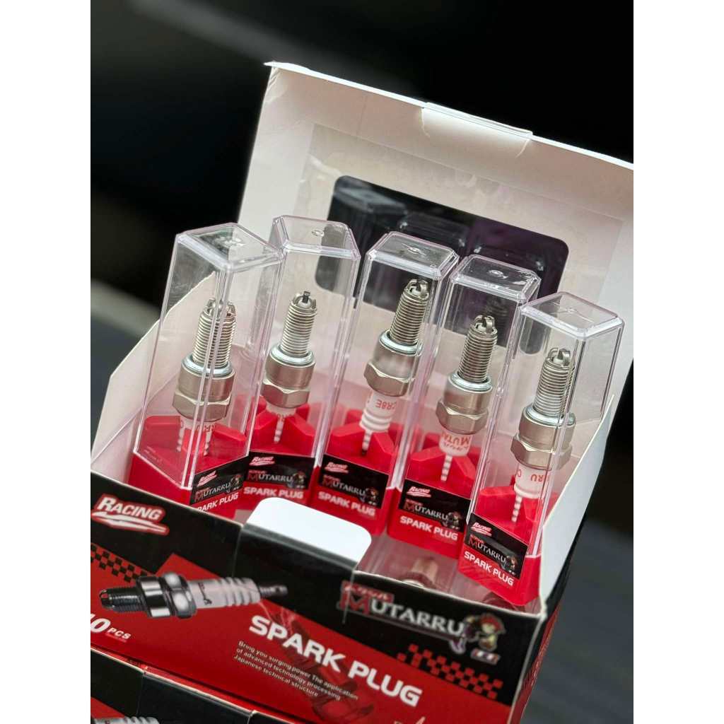 MUTARRU SPARKPLUG TRI-TIP FLASH CR7HSA CR8E DR8EA CLICK MIO AEROX NMAX ...