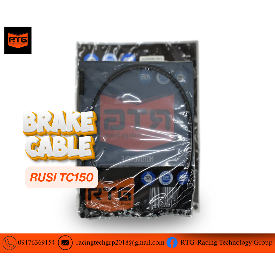 RTG - GENUINE BRAKE CABLE for RUSI TC 150 | Shopee Philippines