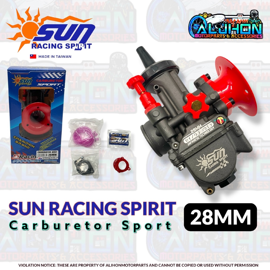 SUN RACING CARBURETOR ASSY 28MM | Shopee Philippines
