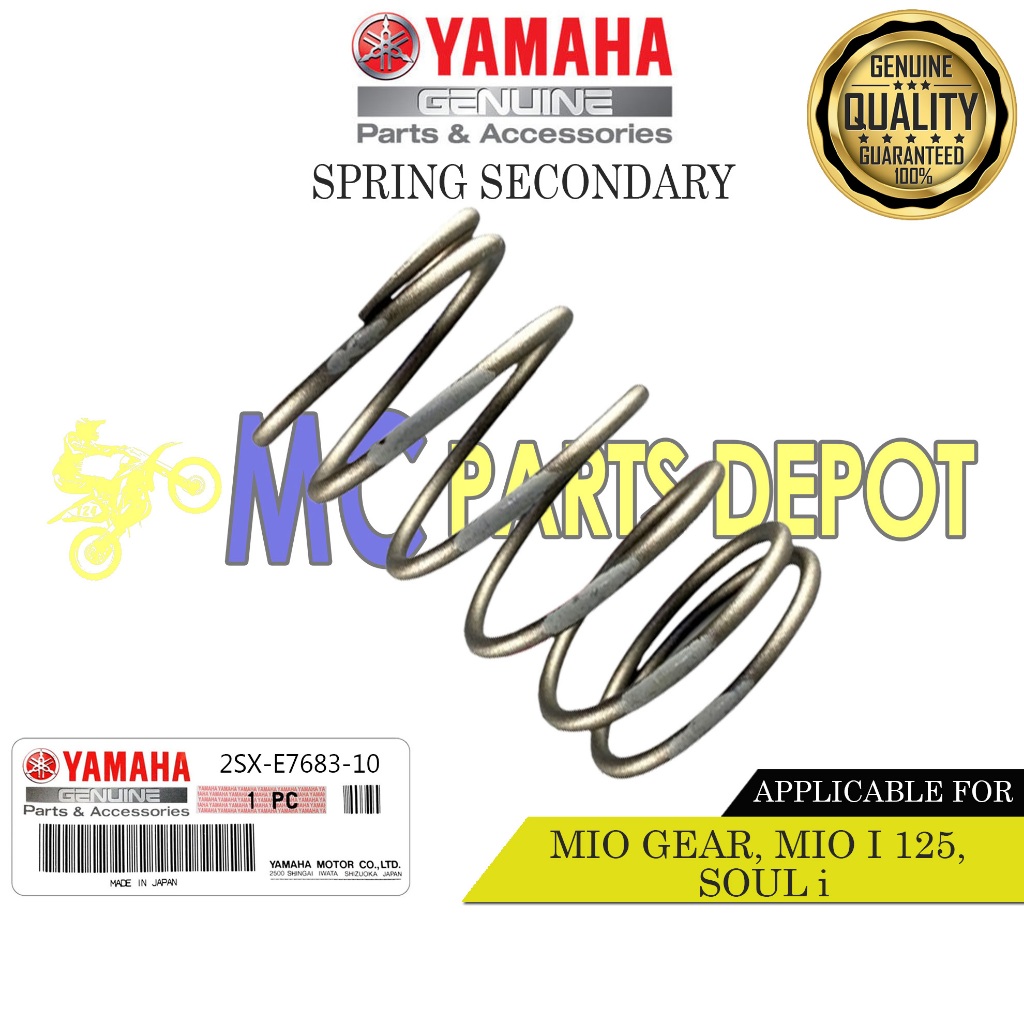 YAMAHA GENUINE SPRING SECONDARY FOR MIO I 125 | MIO GEAR | GRAVIS ...