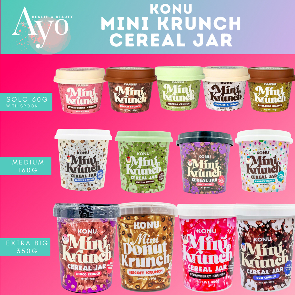 Konu Mini Krunch Cereal Jar | Shopee Philippines