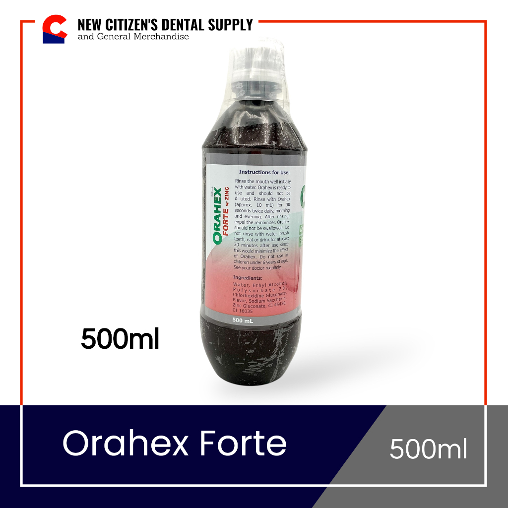 Orahex Forte Mouthwash 500ml | Shopee Philippines