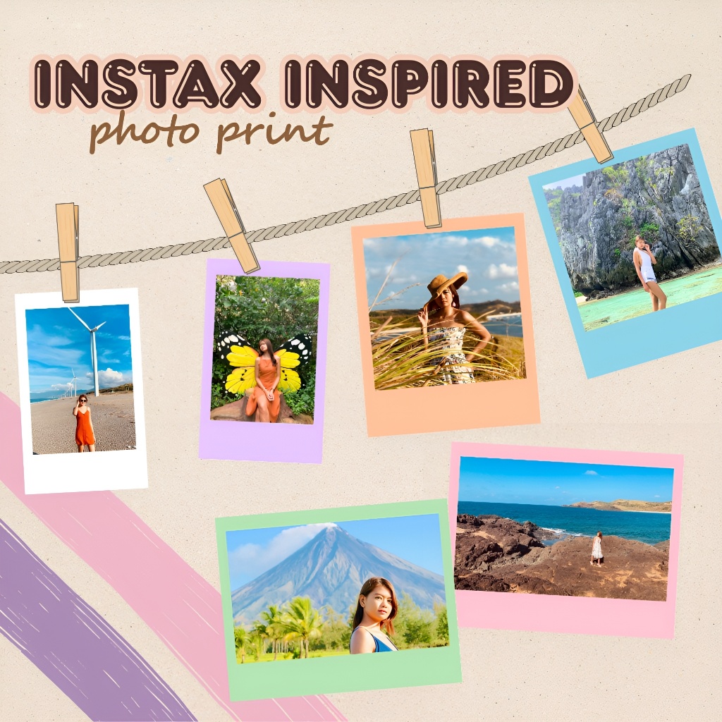 Instax Inspired Photo Print Customized Photo Printing | Shopee Philippines