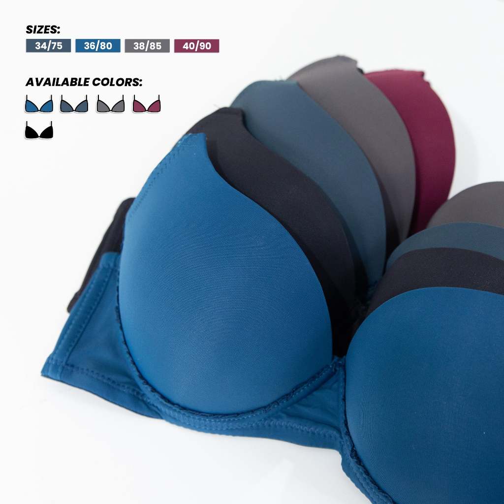 Lingadore Daily Lace Unifit Bra - Fashion Colours 1 - Antique Rose, Deep Lake, Illusion Blue, Pink Lavender, Raspberry & Sunny Lime