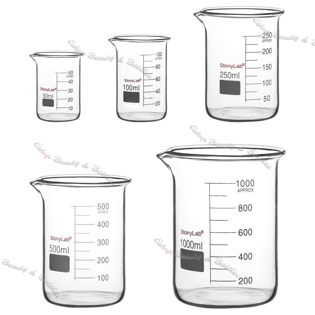 Graduated Glass Beaker > Lab tool > Globe > Non-microwavable | Shopee ...