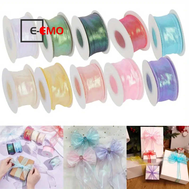 【9m】Fantasy Colorful Ribbon Ribbon Bouquet Packaging Ribbon Gift Ribbon ...