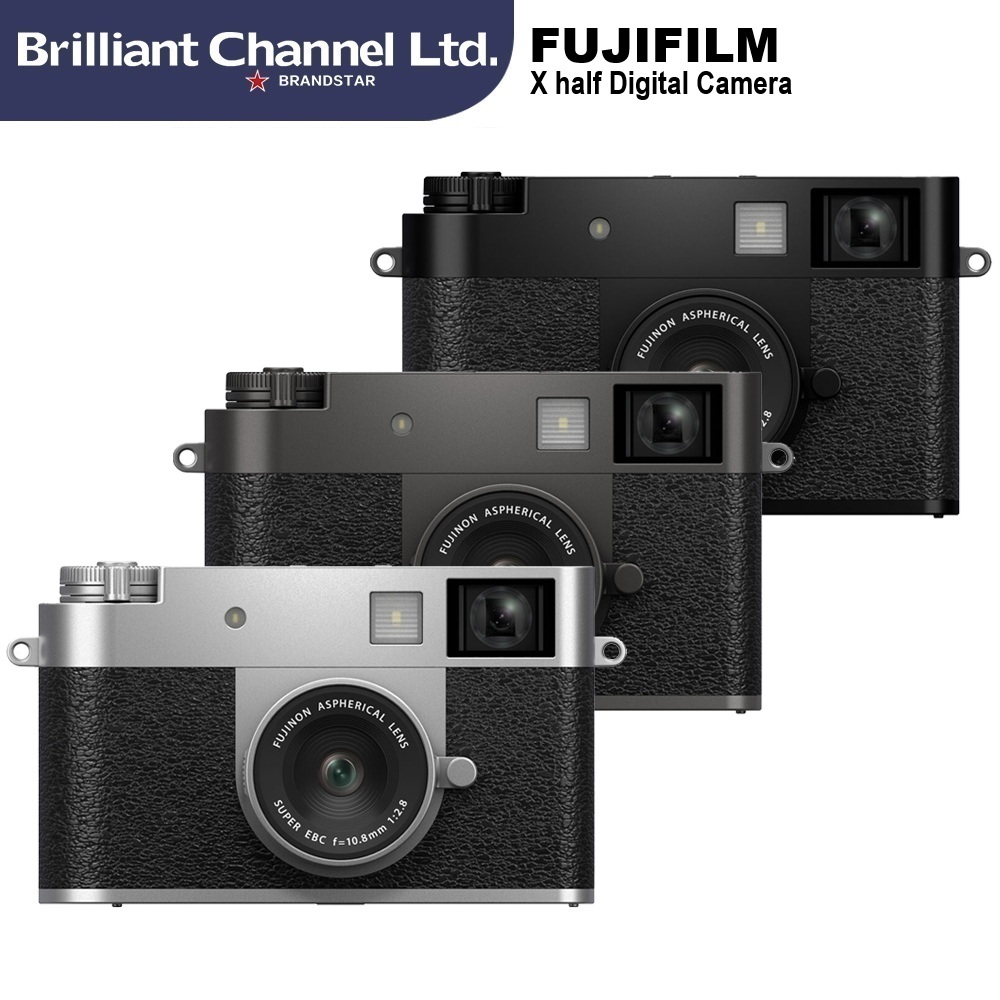 FUJIFILM X half Digital Camera (Black/Charcoal Silver/ Silver) | Shopee ...