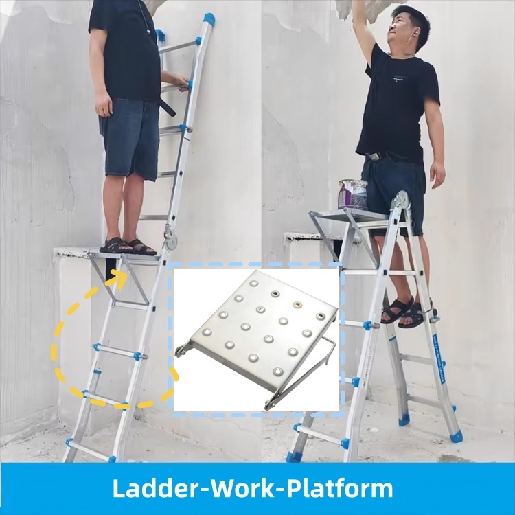Ladder Work Platform Accessories Tool Tray Telescopic Triangular ...