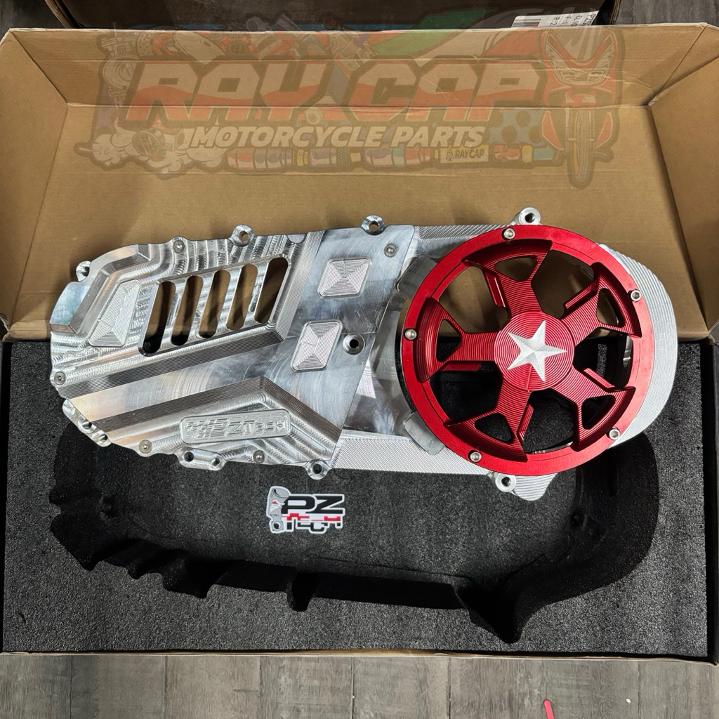 FULL CNC PZTECH SLOTTED CRANKCASE COVER PCX 160 / GIORNO 125 / ADV 160 ...