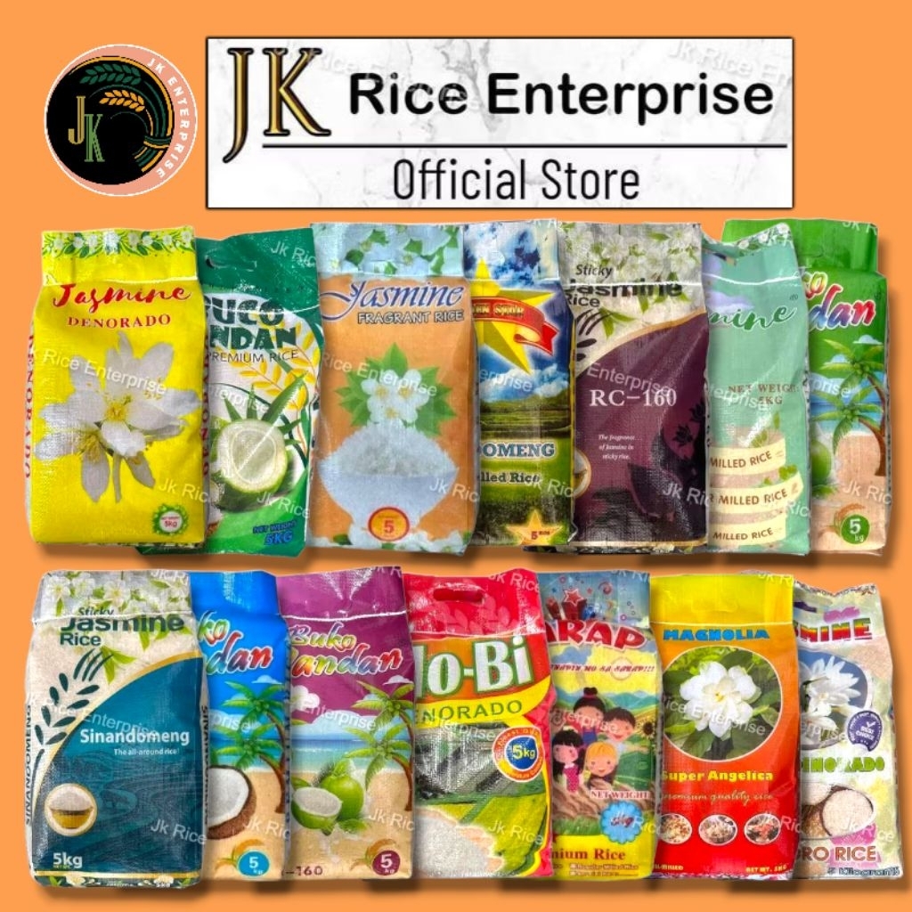 5kg Rice JASMINE RICE-BUKO PANDAN RICE - DENORADO RICE (Bigas Masarap ...