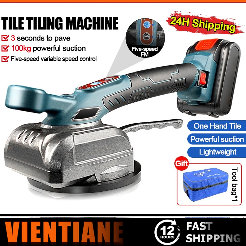 500W Professional Floor Tile Tiling Machine Portable One-handed Operate ...