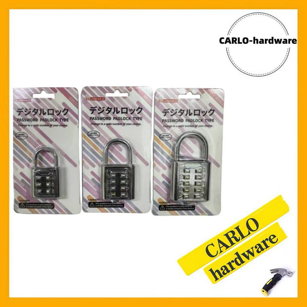 8-digit password padlock Waterproof rust-proof mini lock Locker box ...