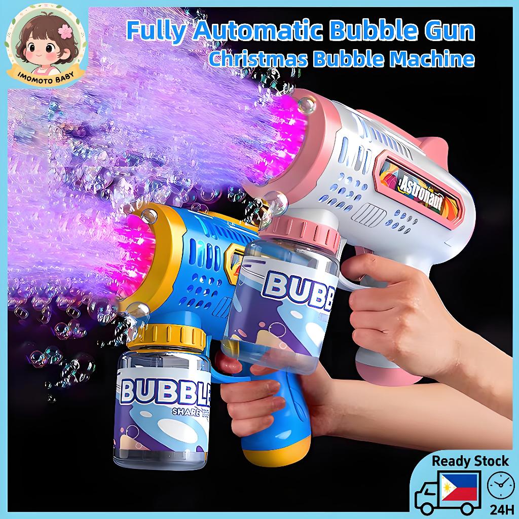 【ITB】Fully Automatic Bubble Gun Party Wedding Bubble Machine Bubble ...