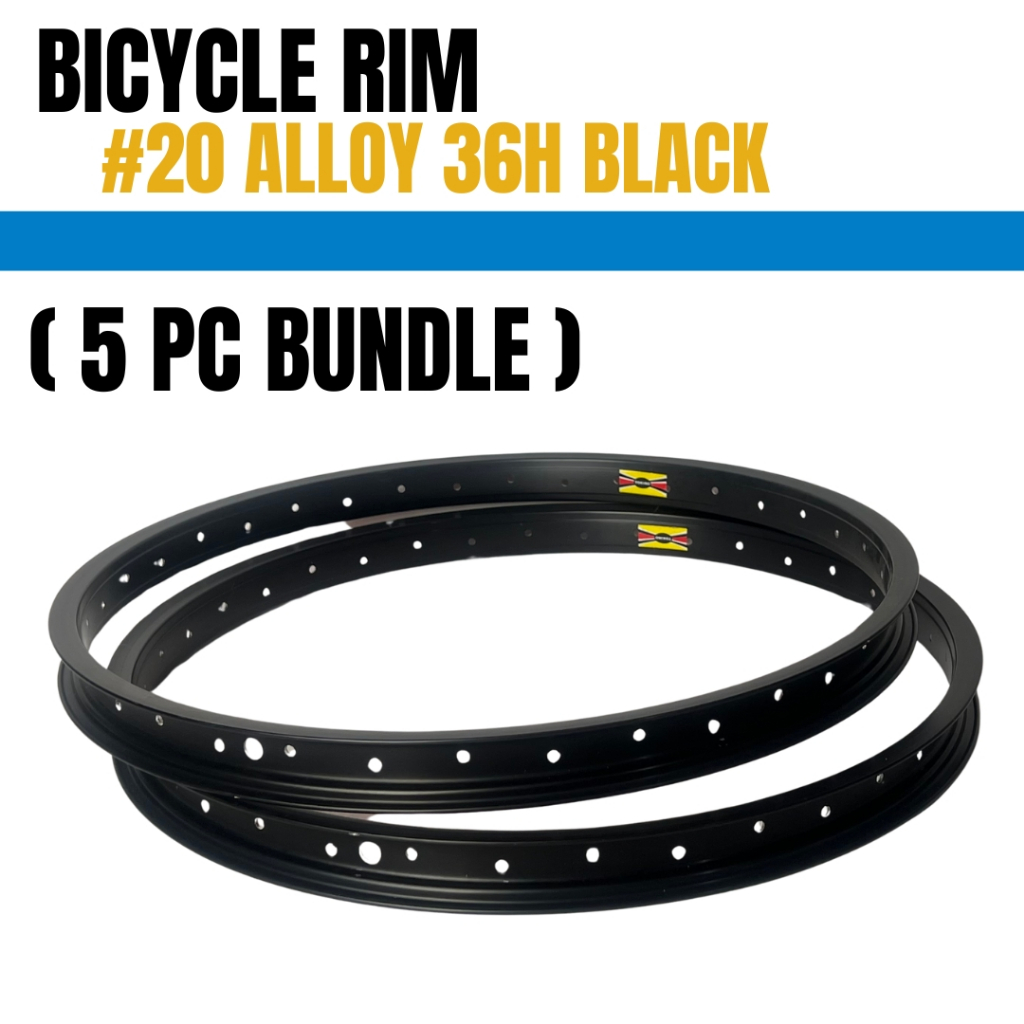 Wheel Rim Alloy 36 Holes Size 20 BMX Bike (Sold per 1 piece/pair/bulk ...