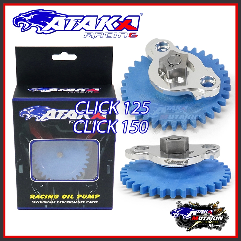 ATAKA Racing CNC Oil Pump Assy High Flow Honda Click 125 Click 150 ...