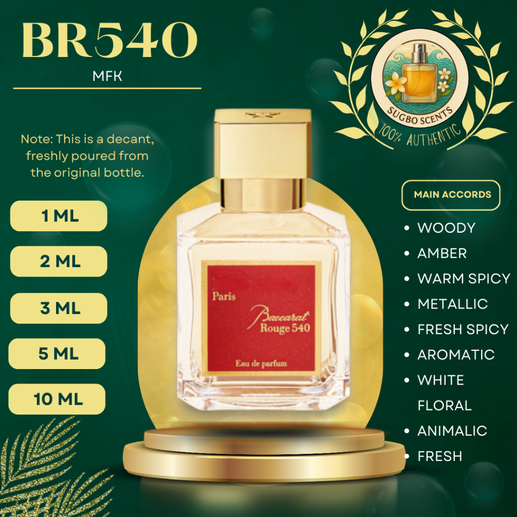 MFK Baccarat Rouge BR540 (Decant) SUGBO SCENTS | Shopee Philippines