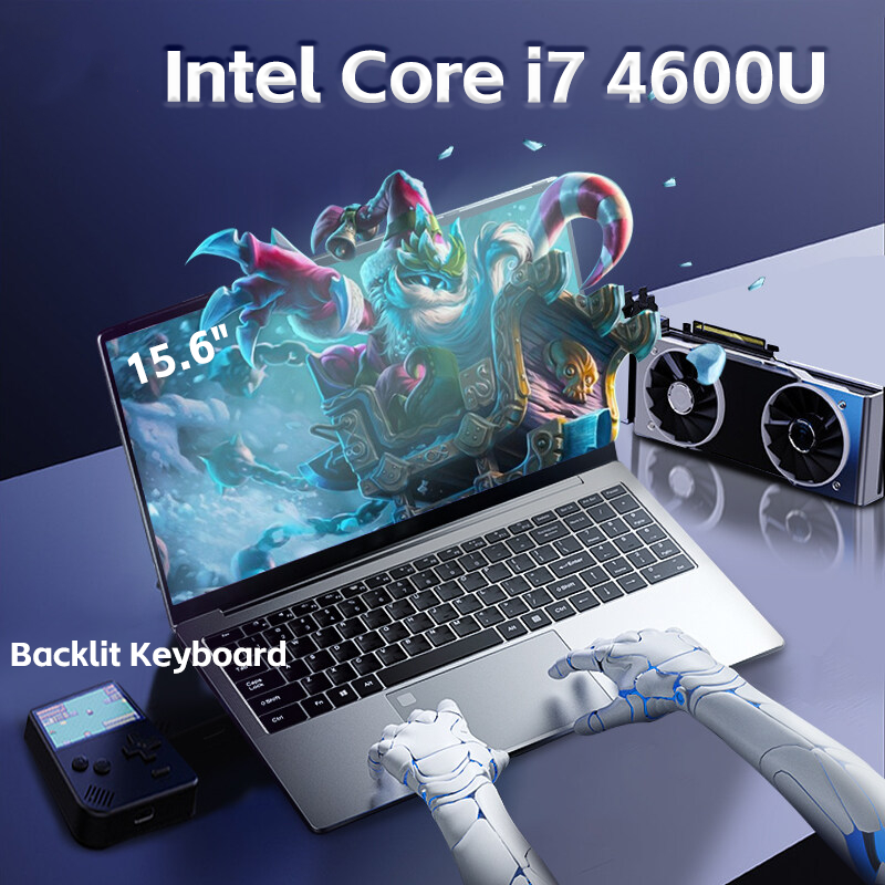 【2025 New】Dell Intel Core i7-4600U Windows11 Pro Laptop for Game/  Study/Work 16GB RAM/512GB SSD