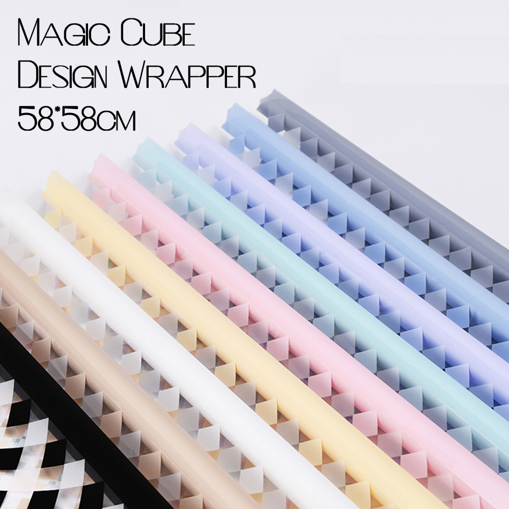 Magic Cube Design Wrapper For Flower Arrangement | Shopee Philippines