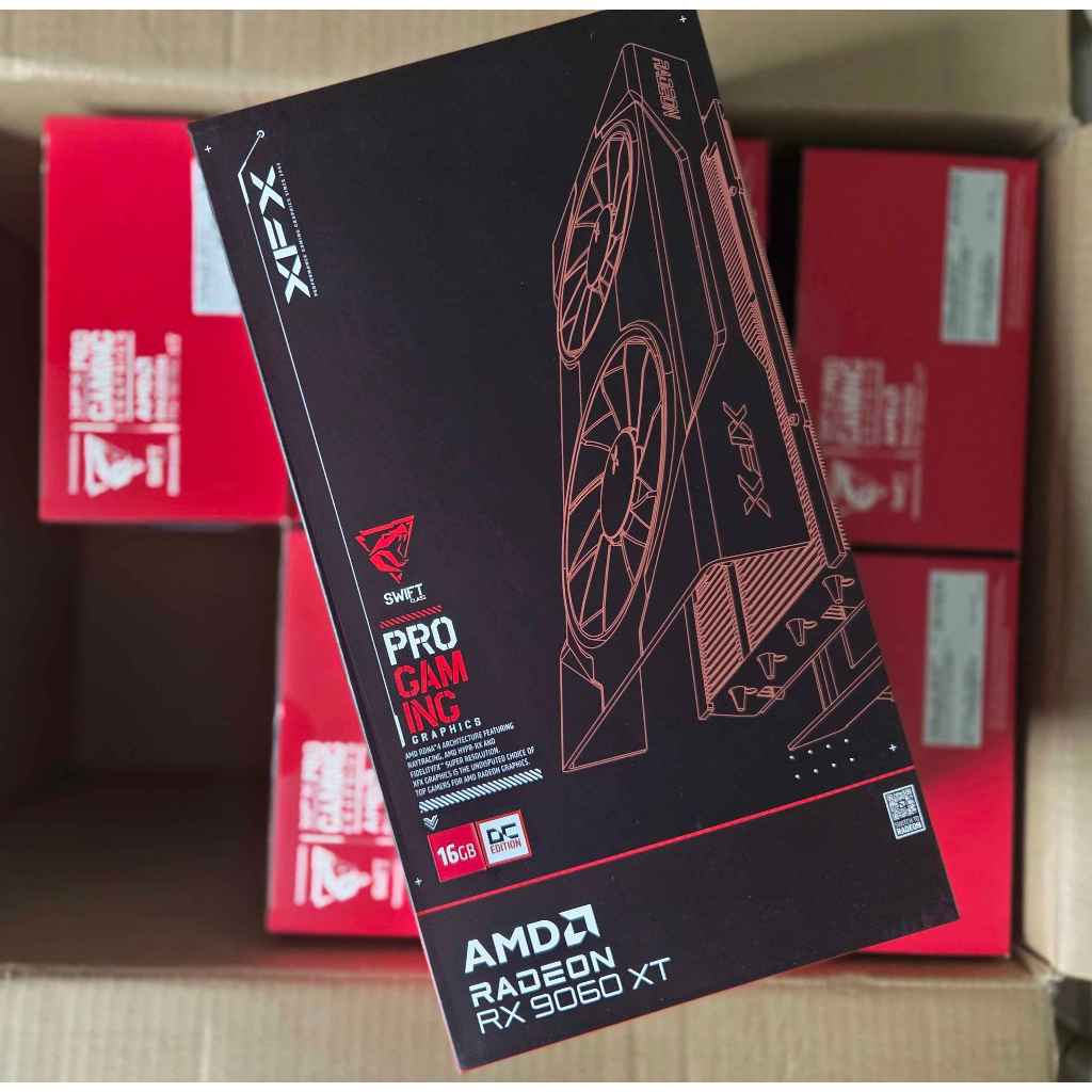XFX RX 9060 XT 16gb AMD Radeon Graphics Card Dual Fan 1440p Gaming ...