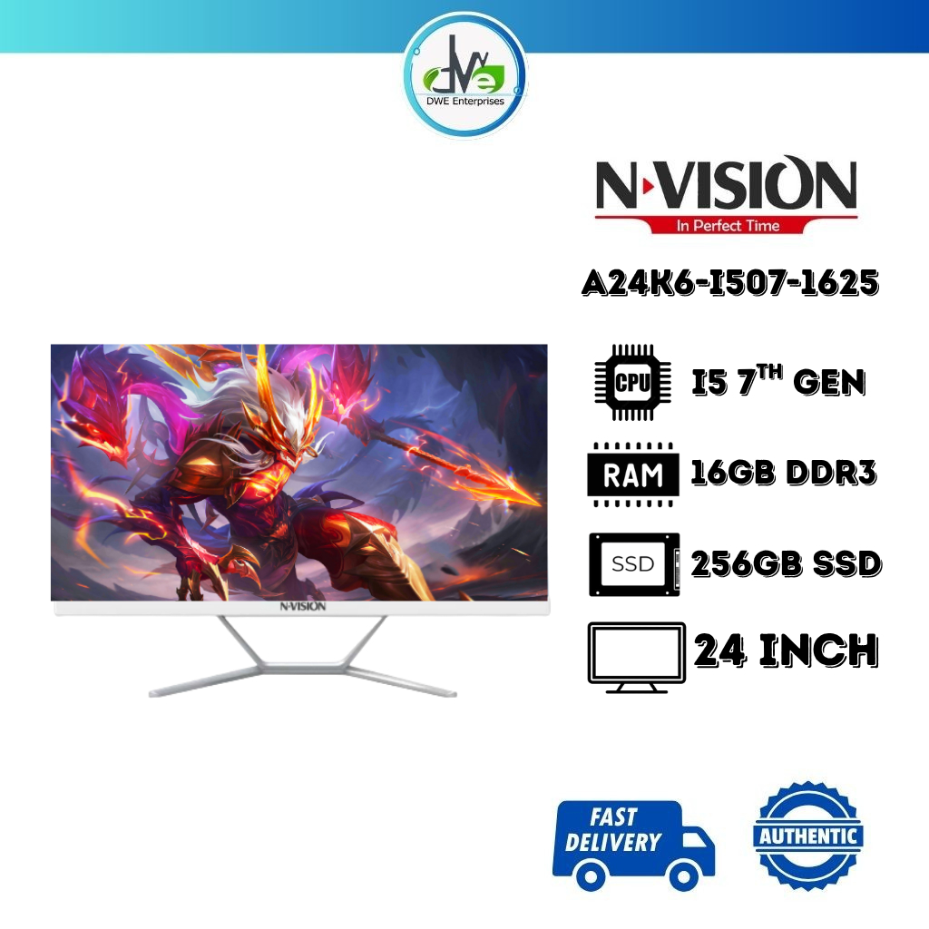 NVISION AK24K6-I507-1625 ALL IN ONE PC | Shopee Philippines