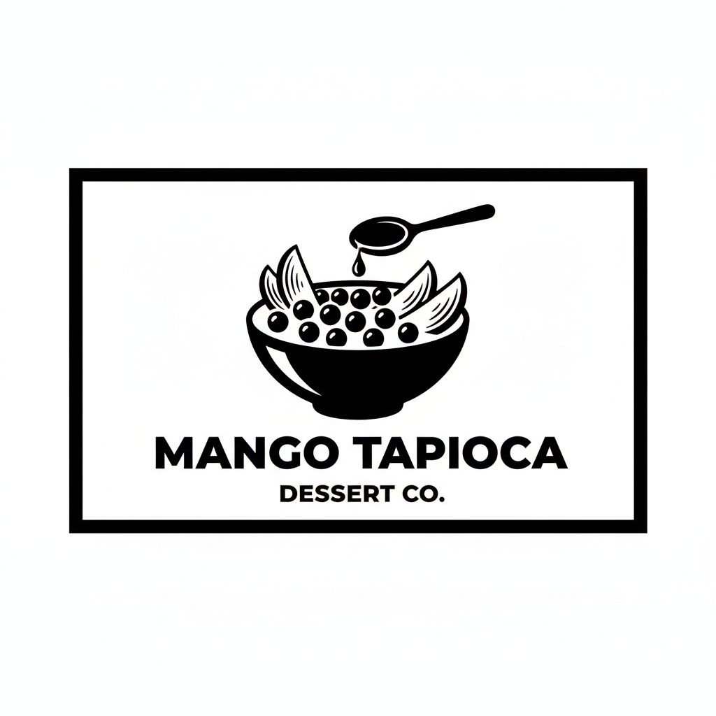Mango tapioca label sticker 50x30mm waterproof 100 pcs. | Shopee ...