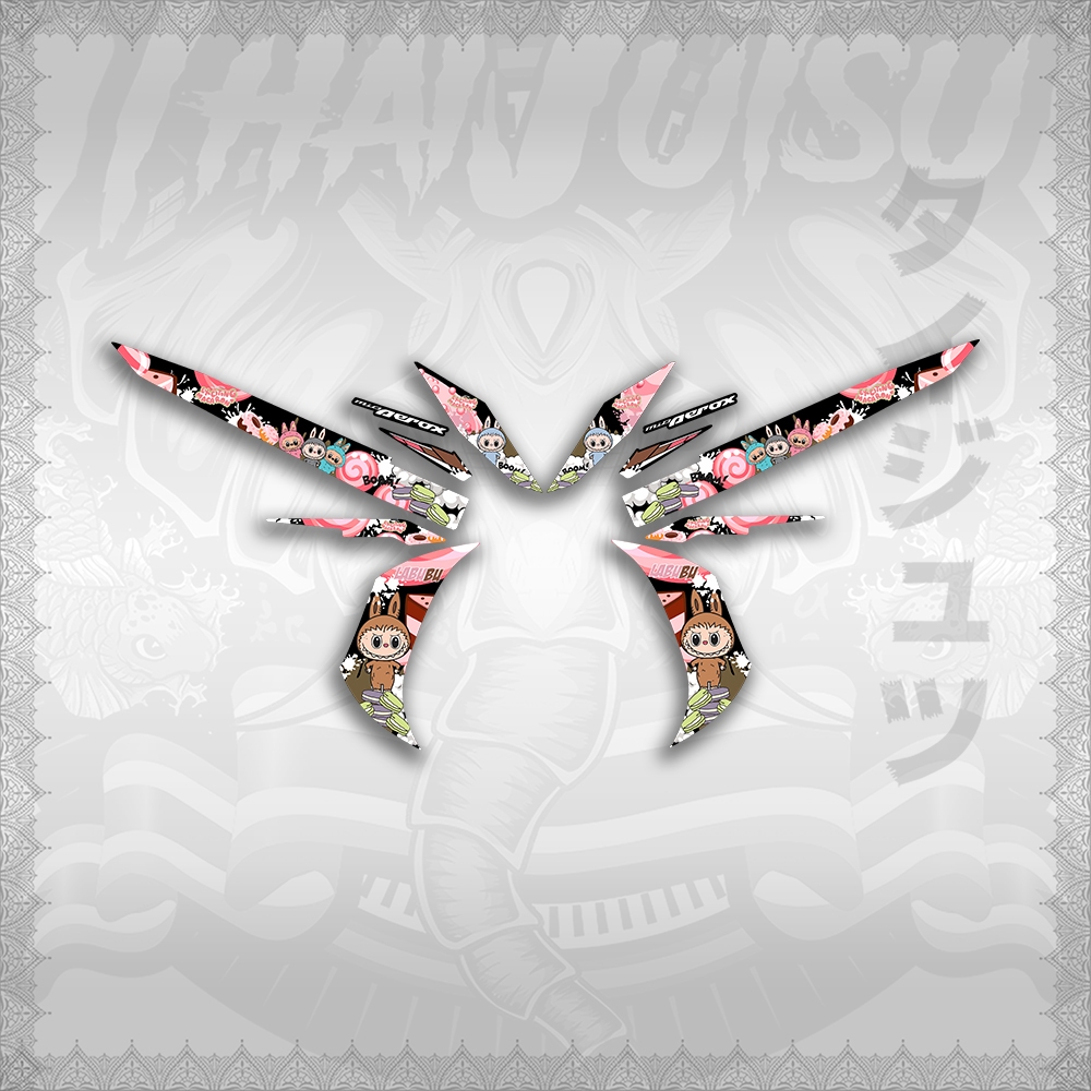 STICKER DECALS for AEROX V2 (AV2LADE) By THAIJUTSU (SOFIE LAMINATED ...