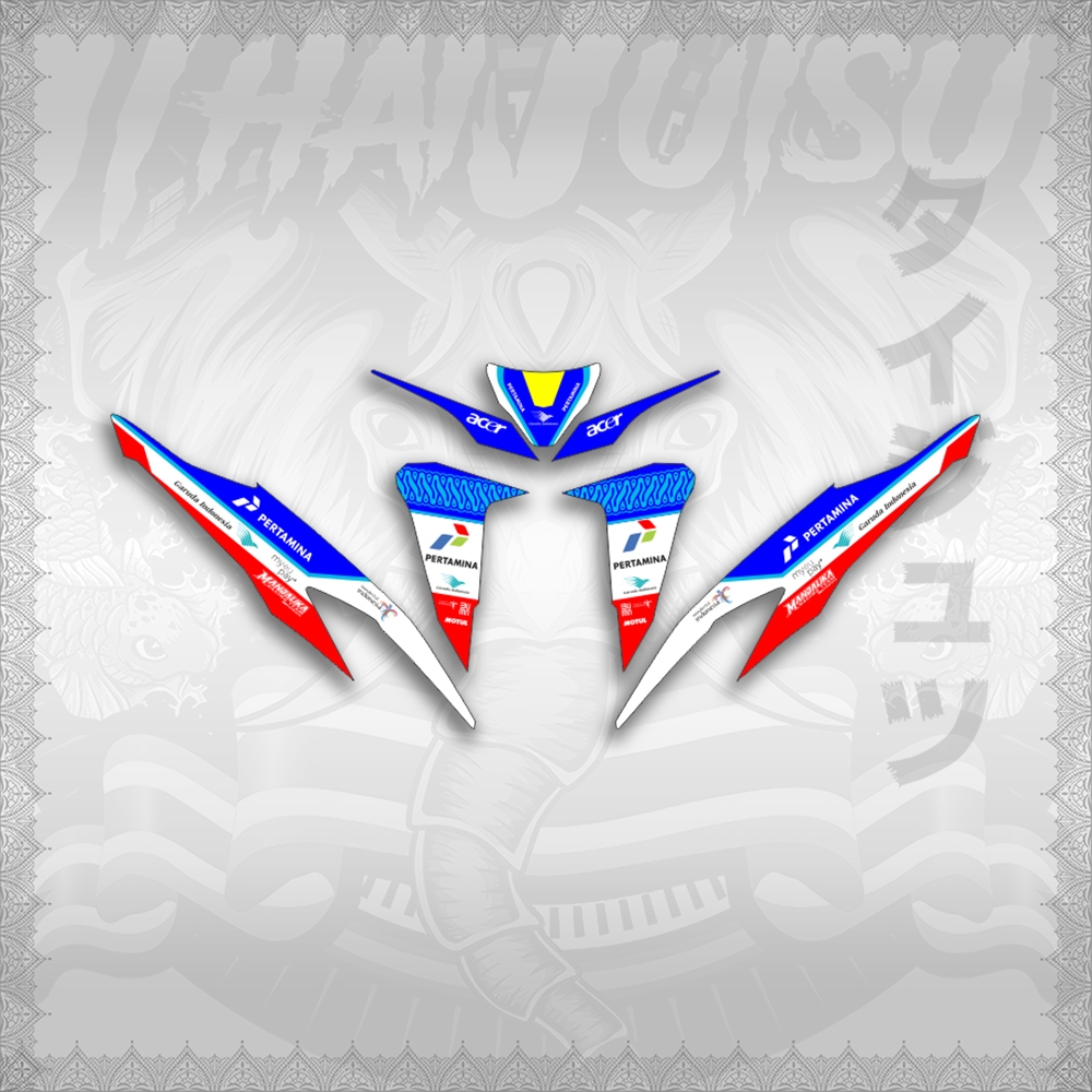 CLICK V2 2025 PERTAMINA STICKER DECALS By THAIJUTSU (SOFIE LAMINATED ...