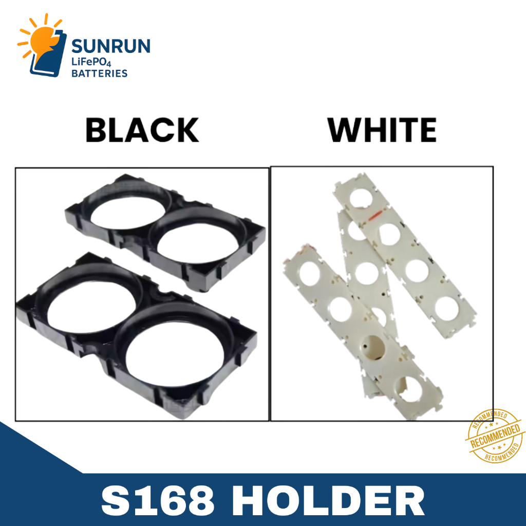 S168 Battery Holder White/Black | Shopee Philippines